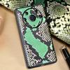 Premium Genuine Leather Protective Cover for Honor Magic 3 Pro, Featuring a Top-quality Cowhide Python Skin Pattern.