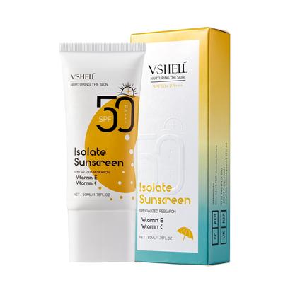 Солнцезащитный крем SPF 50+ UVA/UVB защитный антиоксидантный солнцезащитный крем-изолирующий легкий корейский продукт для всех типов кожи косметика