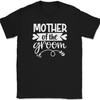 Mother of the Groom T-Shirt Wedding Party Bride Event Group Gift Text Tee