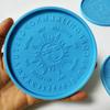 Большая силиконовая форма для круглых подстаканников DIY для смолы и бетона Диаметр 4,13 дюйма