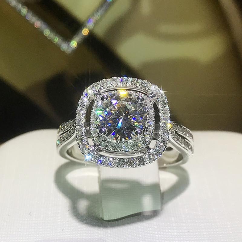 Новые нежные кольца принцессы с блестящим цирконием для танцевальной вечеринки, нарядное женское кольцо высокого качества, новые модные украшения