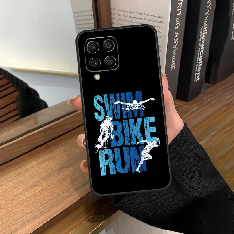 Чехол Tri Life Triathlon Swim Bike Run для Samsung Galaxy M56 M16 M36 M33 M53 M13 M12 M32 M52 M20 M15 M55 M31 M14 M35 M34 M54