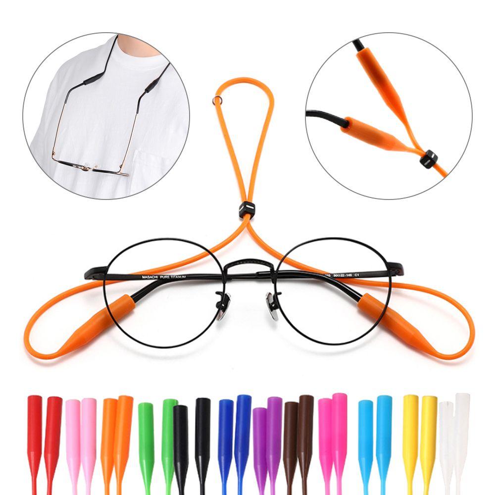 Durable Anti-Slip Sports Silicone Eyewear Lanyard Eyeglasses Rope Neck Cord Glasses Strap