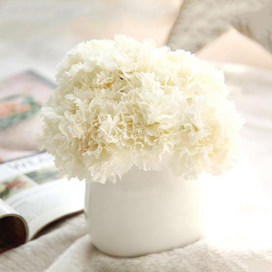 6 веток/букет подарок на день матери искусственные гвоздики цветы домашний декор