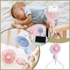 Handheld Mute Fan Stroller Mini Fan Mini Portable Battery Powered USB Powered For Car Stroller and Desk Cooling Wind Air Conditioner
