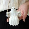 Призрак Автомобильное Украшение Качающийся Подвесной Автомобильное Украшение Декор Зеркал Заднего Вида Милый Автомобильный Декор Подвесной Шарм Качающийся Призрак Хэллоуин