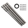 4 шт. 1/4-дюймовые шестигранные биты для отвертки Torx/Шестигранные/Крестовые/Щелевые биты для отвертки Магнитные инструменты для водителя 3 мм/4 мм/5 мм/6 мм Ручные инструменты