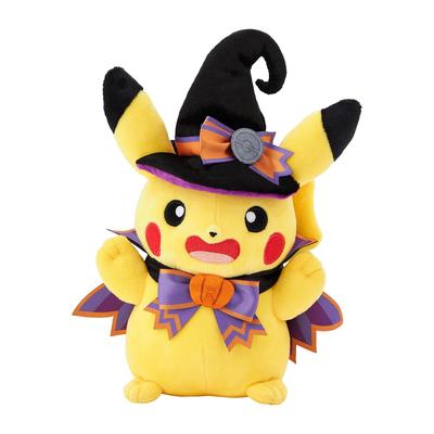 Оригинальная плюшевая игрушка от Pokémon Center: Хэллоуин Угощение или шалость Пикачу