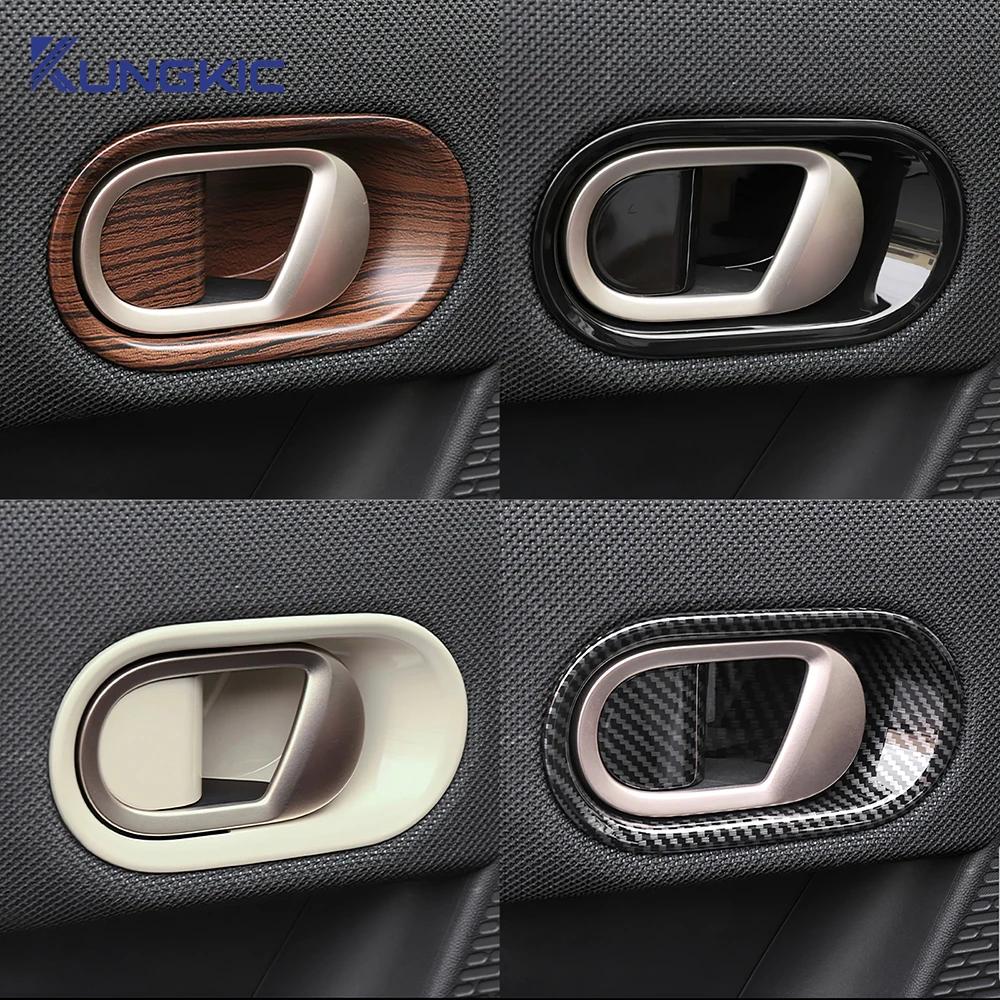ABS Inner Door Handle Bowl For MINI Cooper S F65 F66 F67 2025 2026 Protective Cover Car Door Handle Sticker Interior Accessories