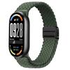 Нейлоновый петлевой ремешок для Xiaomi Mi Band 10 Браслет Плетеный Браслет Дышащий Наручный ремешок для XiaoMi Band 8 9 10 NFC Магнитная застежка Ремень