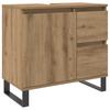 Artisan Oak Washbasin Cabinet 65 x 33 x 60 cm Particleboard