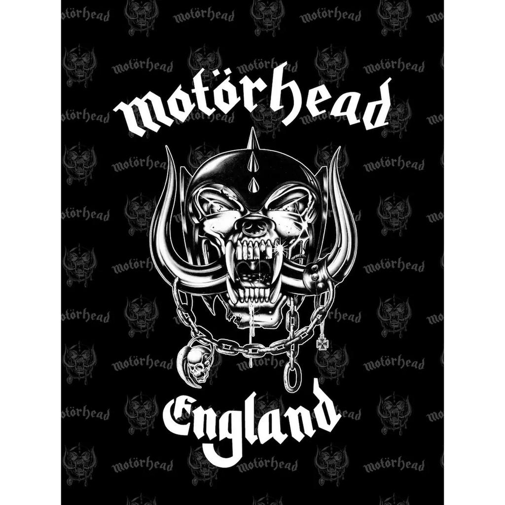 Motorhead England Sherpa Fleece Blanket