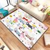 Большой ковер с рисунком животных, ковер для гостиной, спальни, украшение дивана, коврик для кухни, нескользящий напольный коврик для пикника