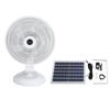 Solar Table Floor Fan Multifunction Silent Efficient 3 Levels Adjustable Standing Pedestal Fan for