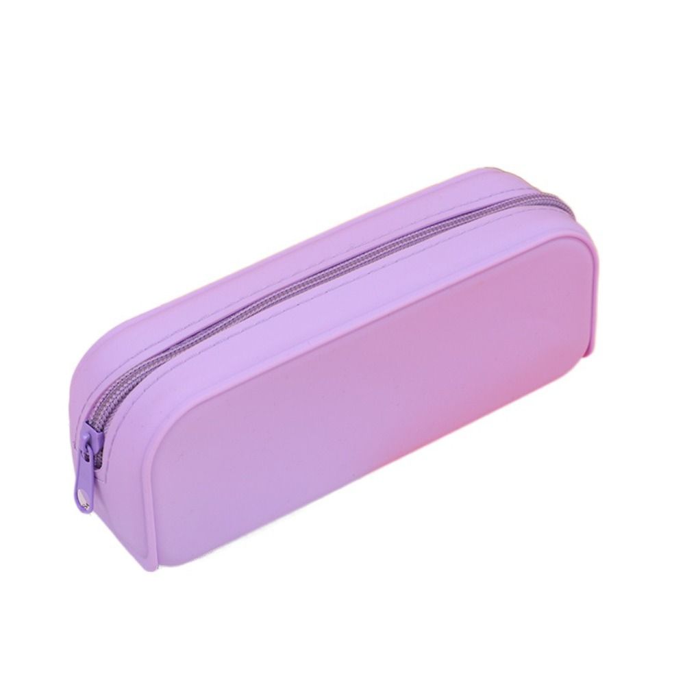 Large Capacity Silicone Pencil Case Waterproof Pen Bag School Supplies Stationery Bag Student