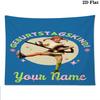Pippi Longstocking Custom Name Wall Tapestry Aesthetic Wall Hanging Printed Fabric Blanket Decorative Tapestries for Bedroom Living Room Home Decor