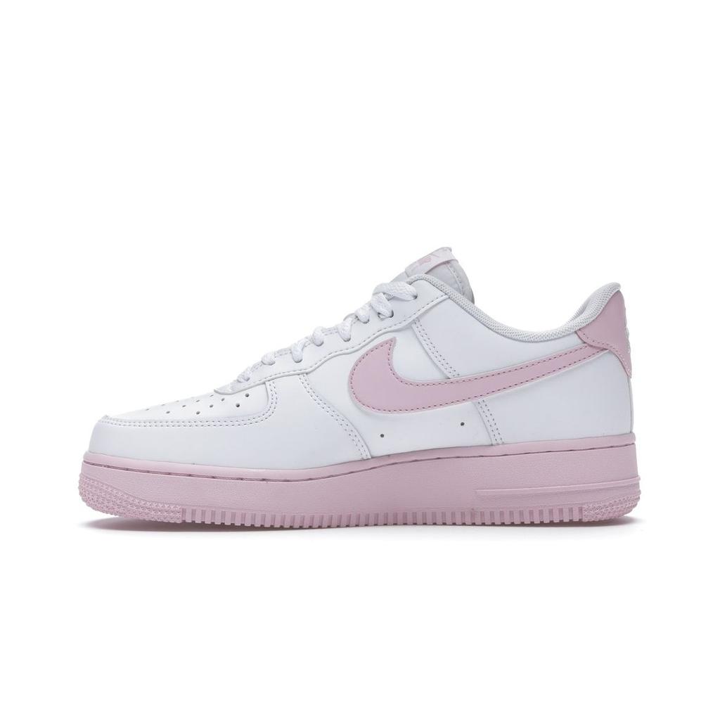 nike air force low white pink