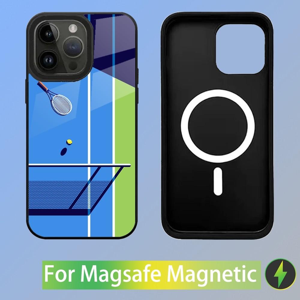 Tennis Ball Phone Case For iPhone 15,14,13,12,11,Plus,Pro,Max Mini Magsafe Magnetic Wireless Charging