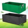 Fabric Plant Grow Bag Garden Square Gardening Tools Flower Vegetable  Planting Planter Pot Handles for Hydroponics