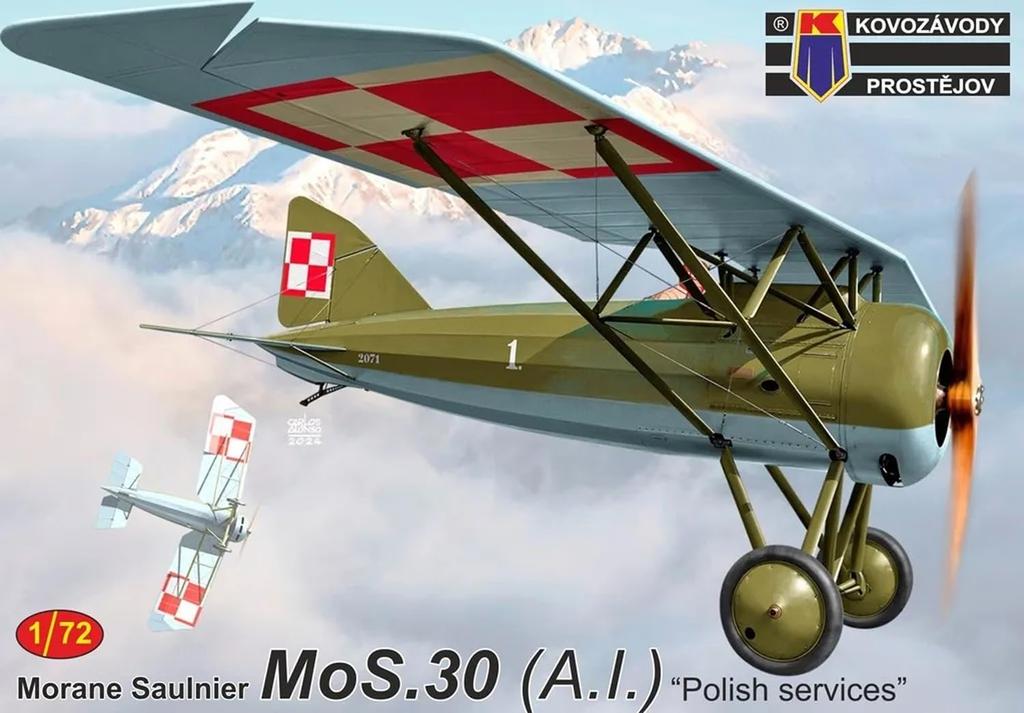 KP Model 1/72 Scale Polish Morane-Saulnier MoS30(AI) Plastic Model Kit KPM0456