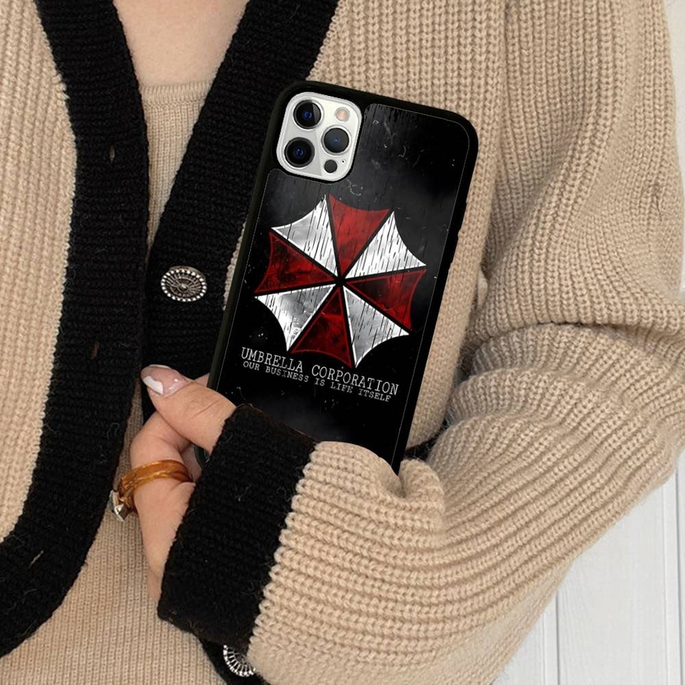 Чехол для телефона R-Resident Evil Games для iPhone 11 12 13 14 15 Pro Max 17 16 Plus Жесткий задний чехол из поликарбоната + ТПУ