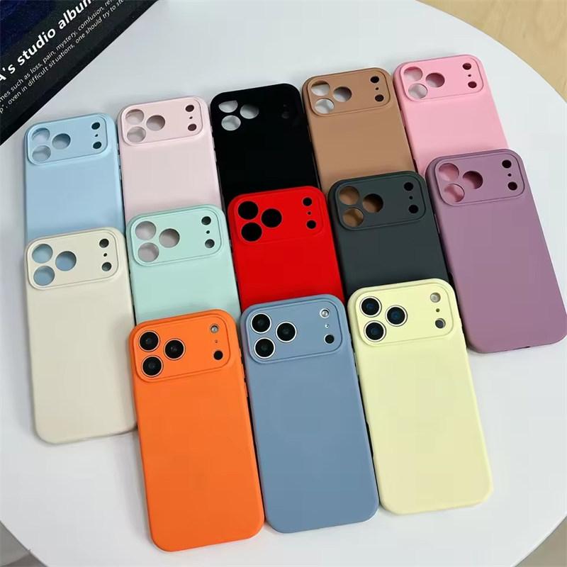 Жидкий силиконовый магнитный чехол для iPhone 17 Air 16 15 14 Plus 13 12 Pro Max для защиты камеры Матовая крышка
