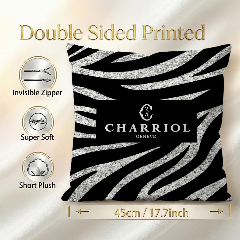 Brand Charriol Cushion Cover 1Pcs Decorative Covers Soft Cushion Case For Sofa Couch Decor 40X40 45X45 Pillowcases