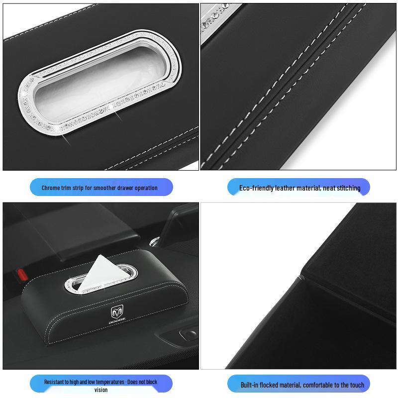 Сумка для салфеток на центральную консоль Dodge Hellcat Challenger и SRT Viper