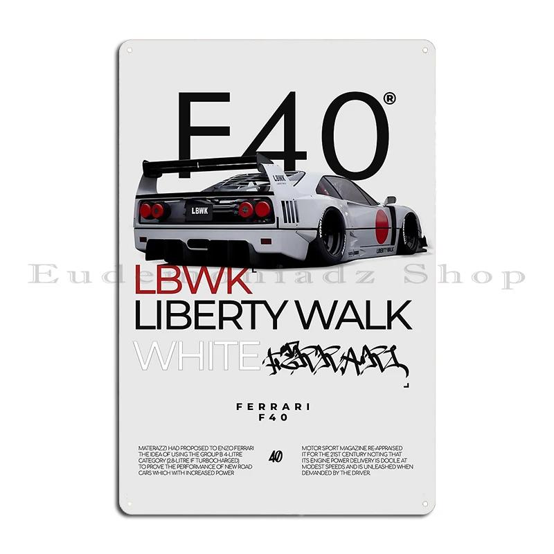 Liberty walk Металлическая табличка Постер Клубный дизайнер CreateClassic Жестяная табличка