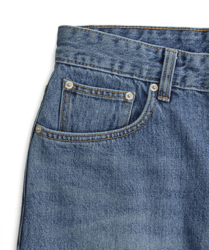 YOUTH Wide Denim Pants (W) - Medium Blue