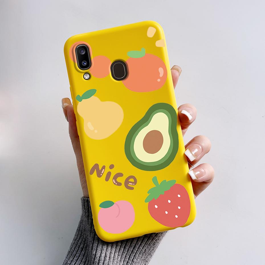 Чехол для Samsung Galaxy A20 A20e A20s Стильный Расписной Мягкий ТПУ Чехол для Телефона для Samsung A20 A 20 20s 20e A205 A202 A207 Обложка