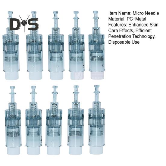 10 шт. М8-16 игольчатый электрический аппликатор для сыворотки с микроиглами одноразовый, защита здоровья, удобная эксплуатация, улучшение ухода за кожей, микроиглы
