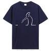 La Linea TV TShirt For Unisex Pointing Humor Casual Sweatshirts T Shirt Novelty Trendy Loose Funny Cotton Tshirt