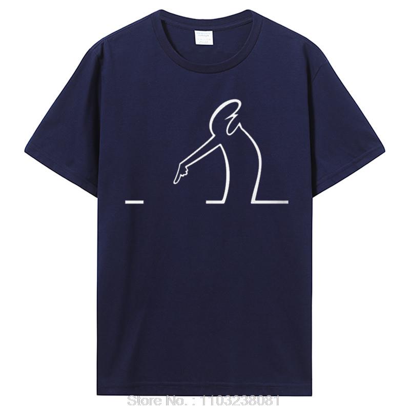La Linea TV TShirt For Unisex Pointing Humor Casual Sweatshirts T Shirt Novelty Trendy Loose Funny Cotton Tshirt