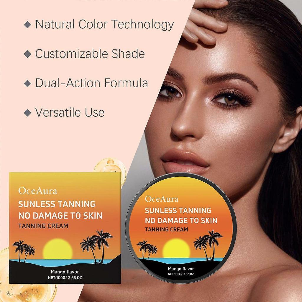Oceaura Mango Blackening Body Cream, With A Gentle Plant Formula, Naturally Wheat-Colored, Long-Lasting Moisturizing Without Stickiness