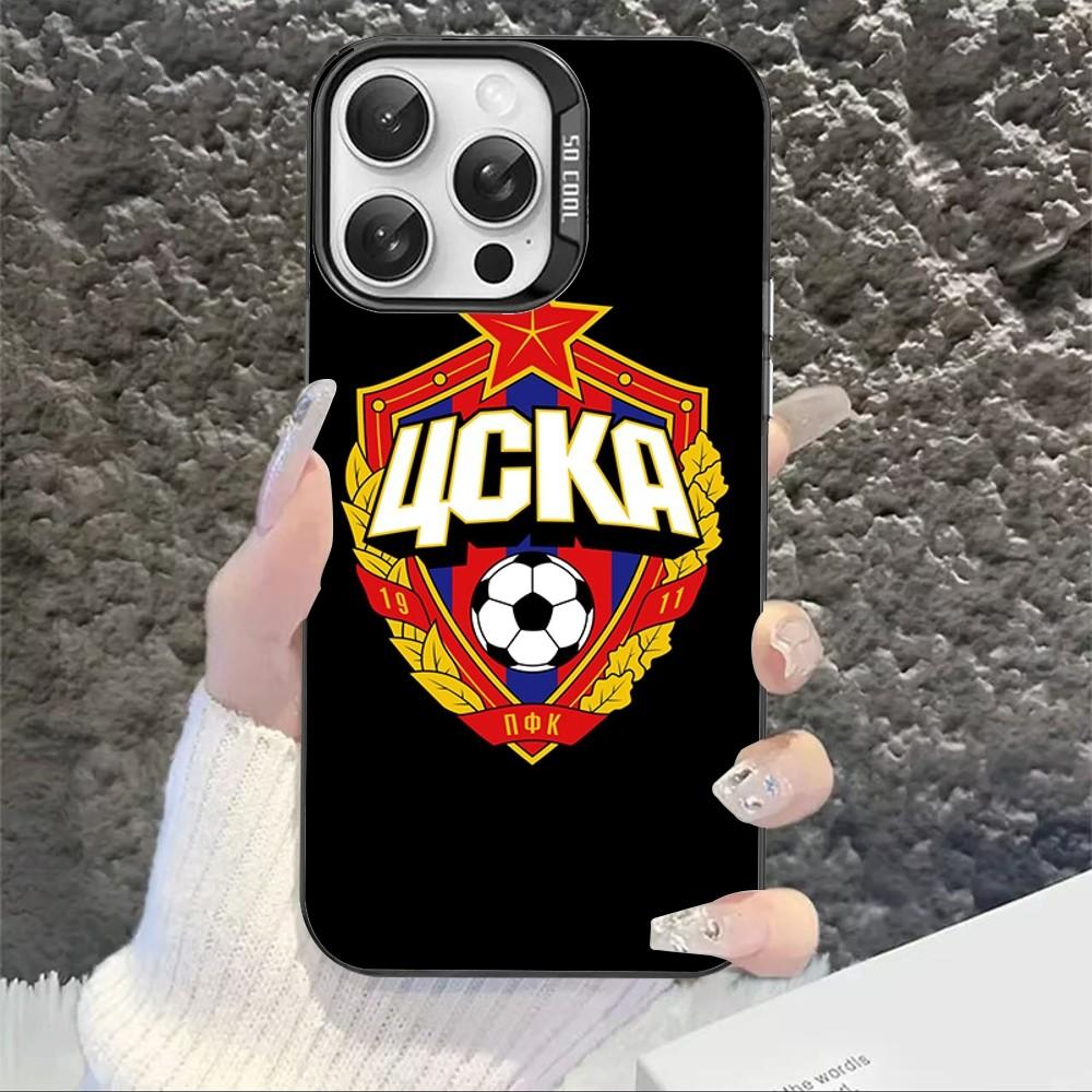 Hot Russia PFC CSKA Moscow Phone Case For IPhone 16 15 14 13 12 11 Pro Max X XR XSMAX 8 7 Plus Matte Shockproof Back Cover