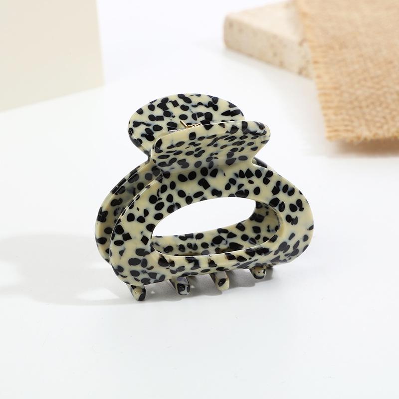 Ретро французская черепаховая заколка для волос из ацетата с полостью для боковой челки