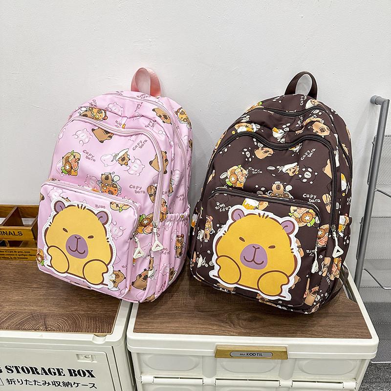 Food Cartoon Cute Dolphin Pattern Student Leisure Backpack For Use Daily