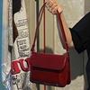 Элегантная Женская Маленькая Квадратная Сумка из Лакированной Кожи Дамские Винтажные Сумки на Плечо Crossbody Модные Простые Женские Сумки Тоут Кошелек
