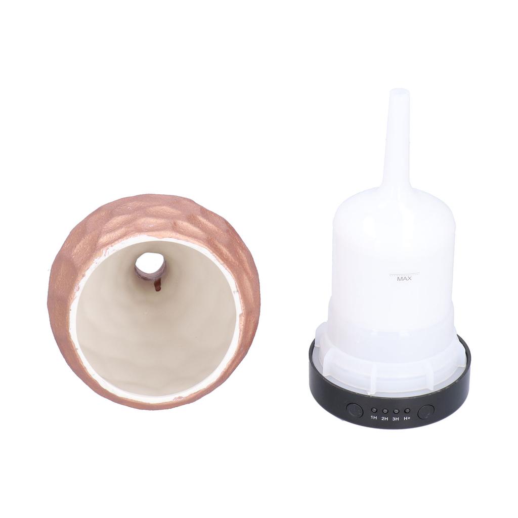 Ультразвуковой распылитель эфирного масла с древесным зерном, керамический синхронизированный аромадиффузор для дома