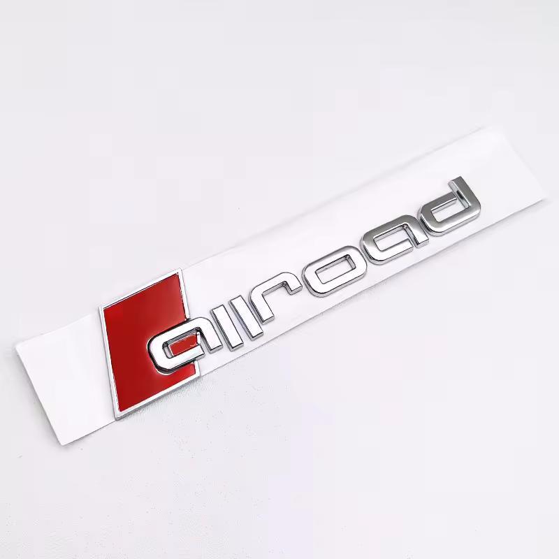 allroad For Audi a4 a6 modified parts badge stickers car accessories allroad X Vader Sport rear trunk decoration logo decals
