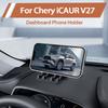 For Chery iCAUR V27 2026 Car Phone Holder Dashboard Silicone Anti Slip Navigation Mount