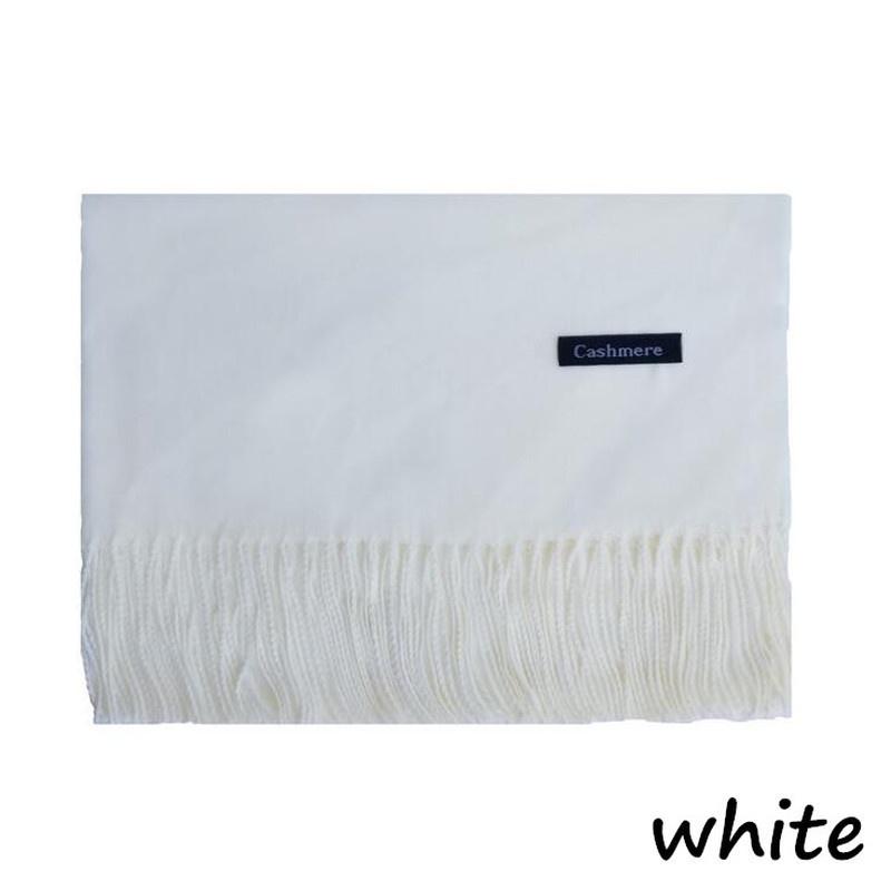 Женский зимний шарф, шарфы из чистого кашемира с кисточкой, теплая повязка на голову с толстой шеей, женские шали, обертывания