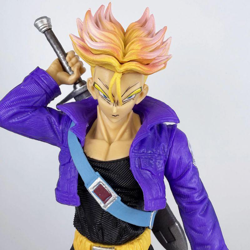 Фигурка Аниме Dragon Ball Z Фигурка Тракс Супер Сайян Тракс ПВХ Модель Статуэтка Кукла Коллекция Украшение Игрушки Подарок