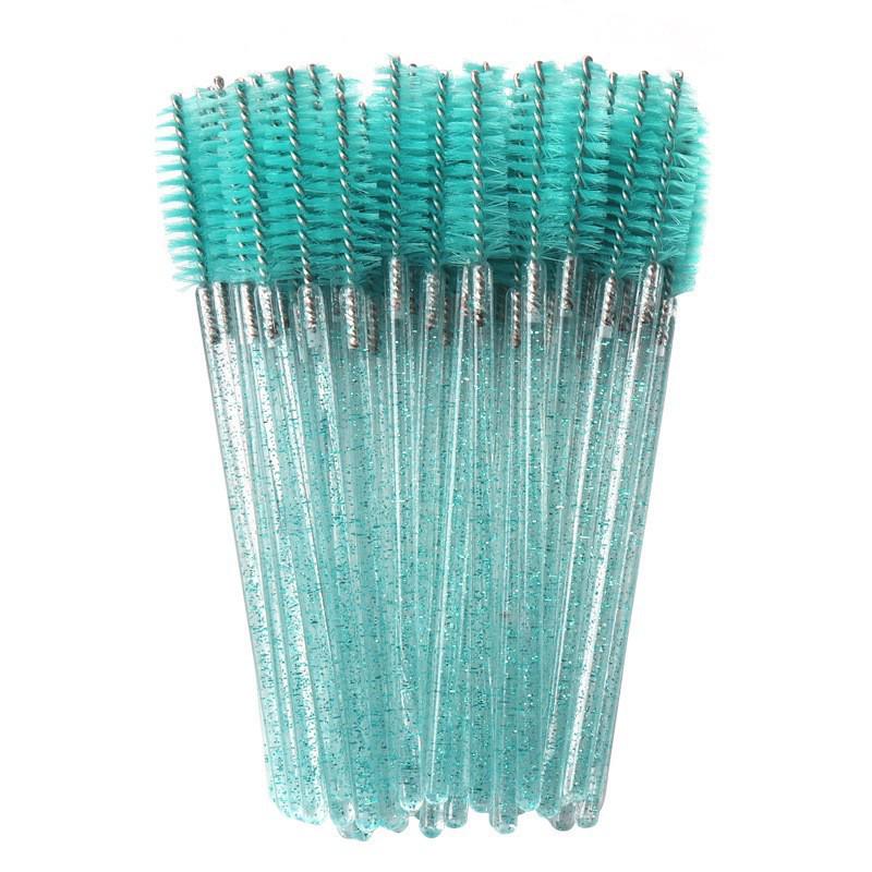 Disposable Crystal Rod Eyelash Extensions Brush - Spiral Curl Comb