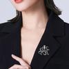 Sparkly Octopus Brooch Rhinestone Octopus Brooch Pin Sea Creature Lapel Pin Accessory for Men Women Ocean Lovers Sweaters Coats Scarves