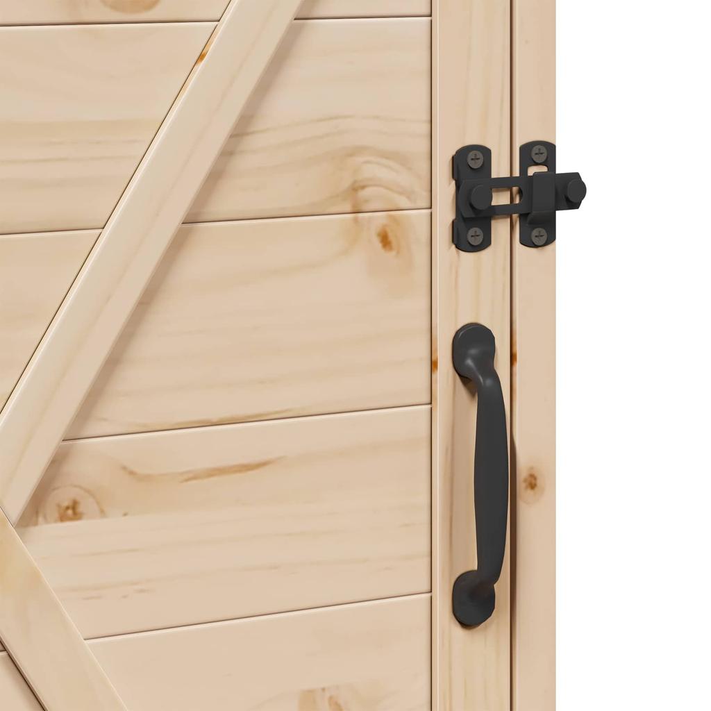 Garden Shed Natural 59.5 x 56 x 113.5 cm Solid Spruce Wood