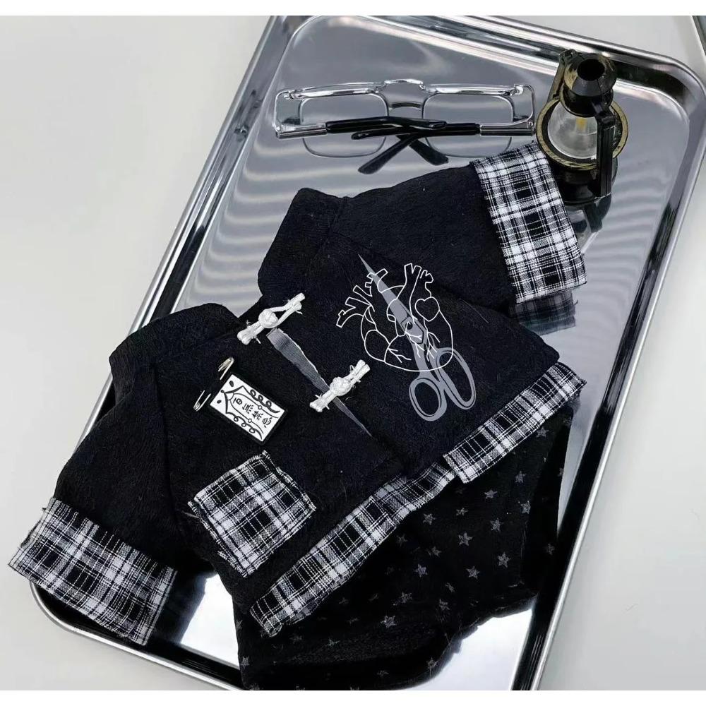 20cm Plush Cotton Doll's Clothes Shoes Outfit Accessories for Idol Dolls Fashion Suit Doll Tops Shirt Pants Suit Kids Gift