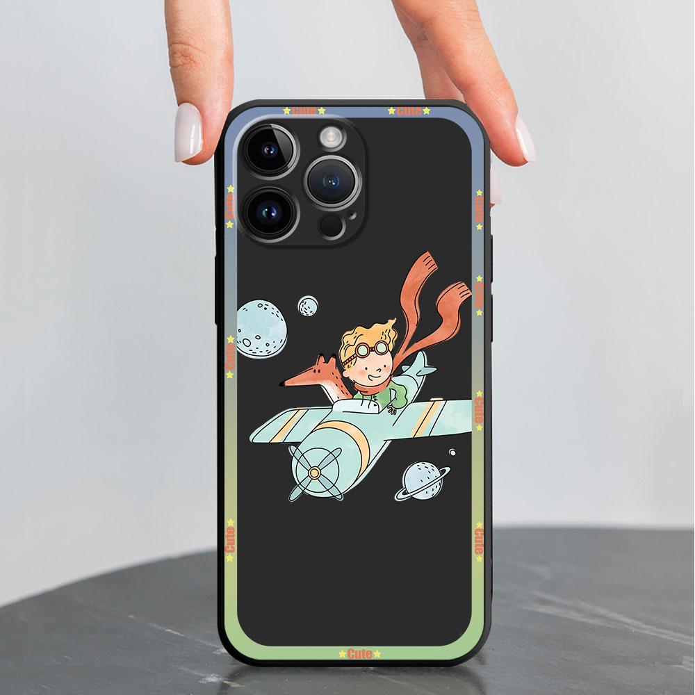 Silicone Phone Case For Apple Iphone 11 8 Plus 7 6s 14 Pro Max 13 Pro 12 Mini Se Xs X Xr Capa Cases The Little Prince Fox Cover
