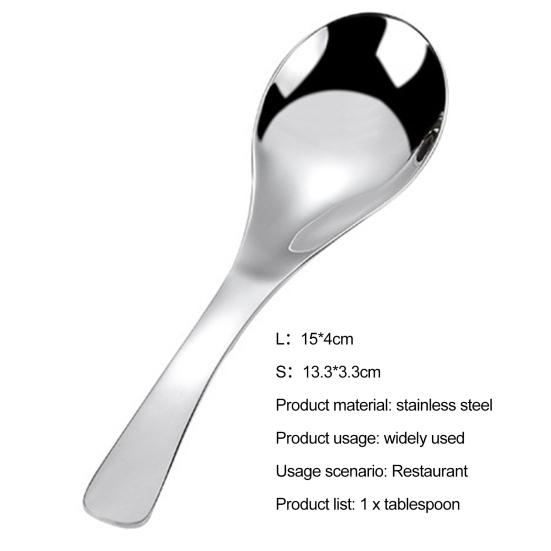 Ложка для супа, пищевая гладкая поверхность, удобная ручка, термостойкая длинная ручка, кухонная утварь, бытовая круглая